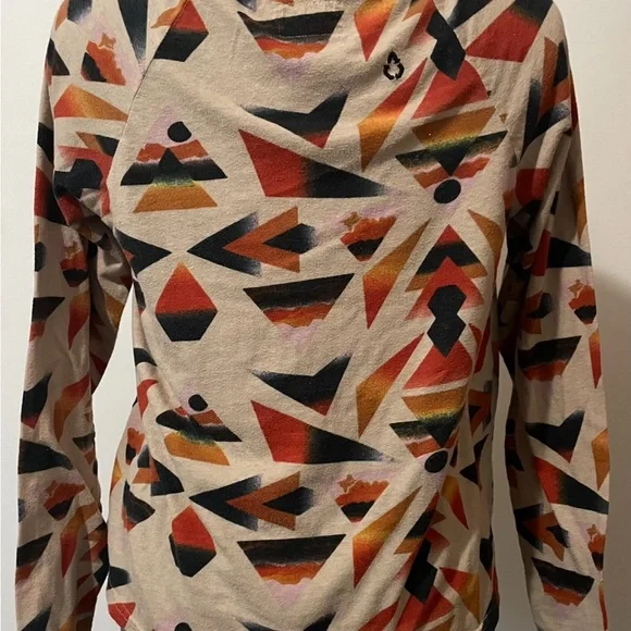 Volcom vintage* long sleeve crop top - Picture 2 of 3